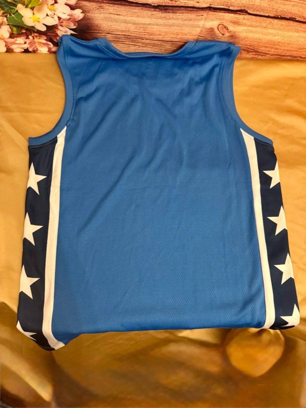 Converse Boys Blue Athletic Tank Top All Star Mesh Size M Youth - Picture 3 of 4